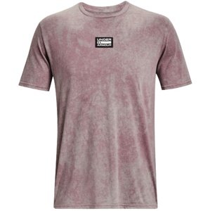 Pánské tričko Under Armour Elevated Core Wash SS - misty purple - XXL - 1379552-500