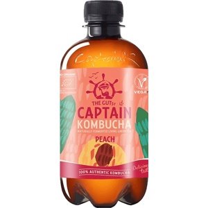 Captain Kombucha 400 ml - broskev