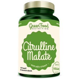 GreenFood Citrulline Malate 120 kapslí PROŠLÉ DMT 1.9.2023