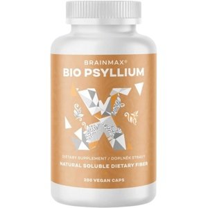 BrainMax BIO Psyllium 800 mg 200 rostlinných kapslí