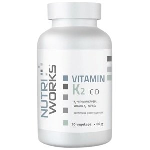 NutriWorks Vitamin K2 C D 90 kapslí