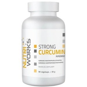 NutriWorks Strong Curcumin Piperine 90 kapslí