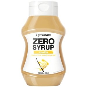 GymBeam Zero Syrup 350 ml - vanilka VÝPRODEJ 11.4.2024