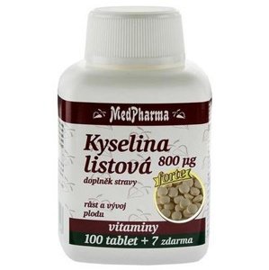 MedPharma Kyselina Listová 800 mcg 107 tablet