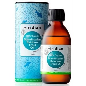 Viridian Nutrition Viridian Scandinavian Rainbow Trout Oil 200ml Organic
