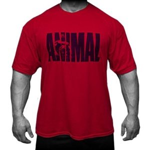 Universal Nutrition Universal triko Animal Iconic T-Shirt červené - S - velké logo