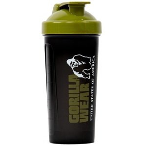 Gorilla Wear Shaker XXL 1000 ml - Černá/Army zelená