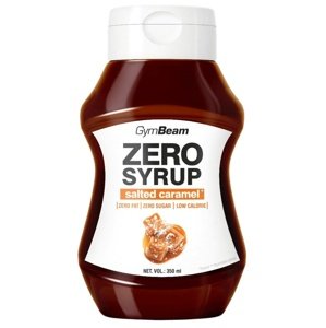 GymBeam Zero Syrup 350 ml - slaný karamel