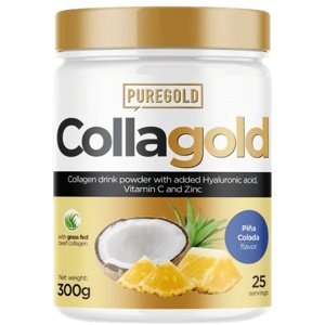 PureGold Collagold + kys. hyaluronová 300 g - piňa colada