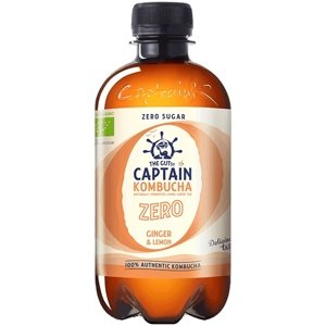 Captain Kombucha 400 ml - ZERO zázvor/citron
