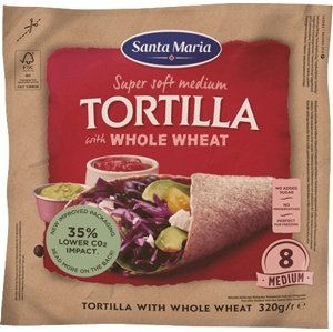 Santa Maria Tortilla - Celozrnná VÝPRODEJ (DMT 04.02.2024)